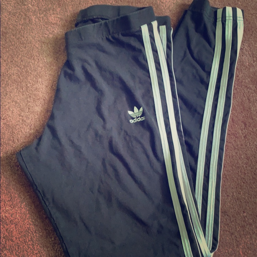 Black & White Adidas Leggings